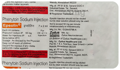 Epsolin 50mg Injection(2ml Each) Injection