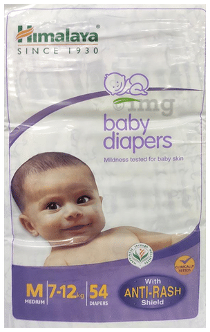 Buy Himalaya Total Care Baby Diaper Pants  Medium 511 kg With AntiRash  Shield Online at Best Price of Rs 400  bigbasket