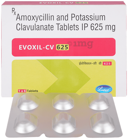 Evoxil CV 500mg/125mg Tablet