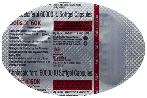 SolisCa 60K Softgel Capsule image SolisCa 60K Softgel Capsule image