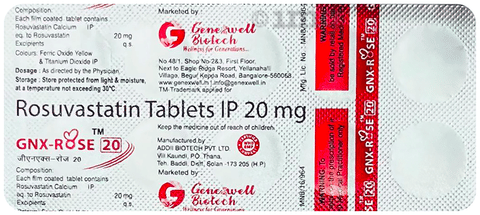 Gnx-Rose 20 Tablet image Gnx-Rose 20 Tablet image