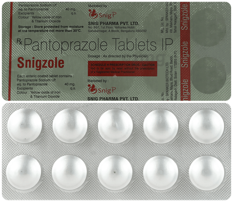 Snigzole 40 Tablet image Snigzole 40 Tablet image