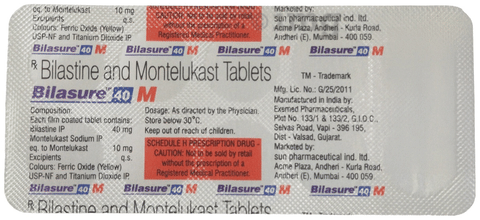 Bilasure 40 M Tablet image