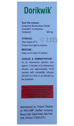 Dorikwik Injection image