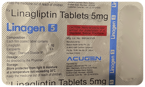 Linagen 5 Tablet image Linagen 5 Tablet image