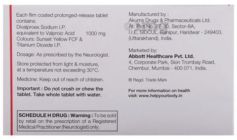 Valance OD 1g Tablet PR image