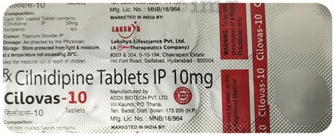Cilovas 10mg Tablet image Cilovas 10mg Tablet image