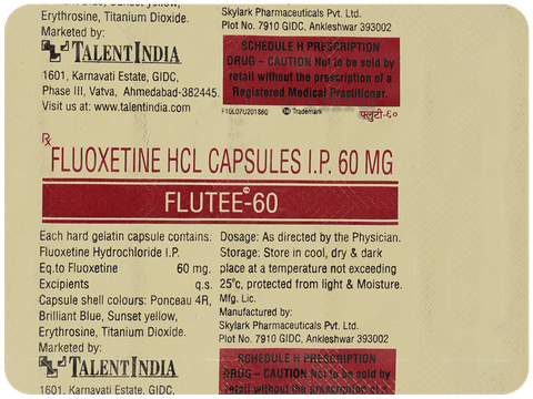 Flutee 60mg Capsule image