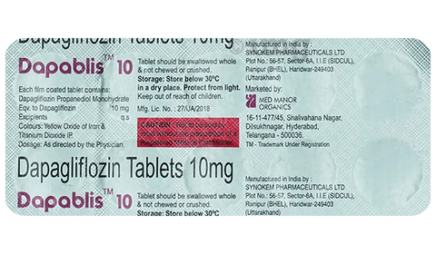 Dapablis 10mg Tablet image Dapablis 10mg Tablet image