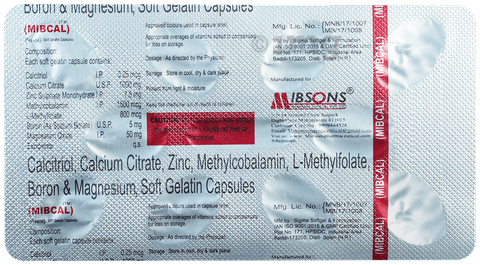 Mibcal Soft Gelatin Capsule