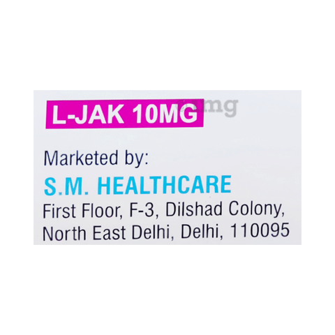 एल-जक 10mg टैबलेट image एल-जक 10mg टैबलेट image