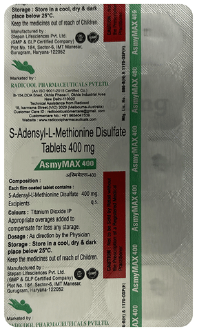 Asmymax 400mg Tablet image Asmymax 400mg Tablet image