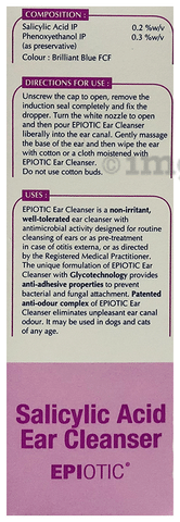 Salicylic acid ear cleaner 2025