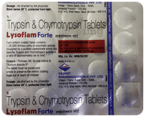 Lysoflam Forte Tablet image