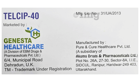 Telcip 40 Tablet image Telcip 40 Tablet image