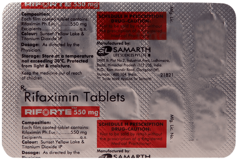 Riforte 550mg Tablet image