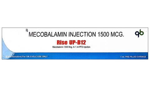 Buy Rise UP-B12 Injection Online: View Uses, Side Effects, Price, Substitutes