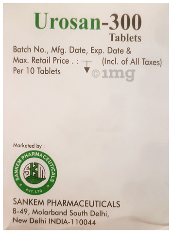 Urosan 300 Tablet image Urosan 300 Tablet image