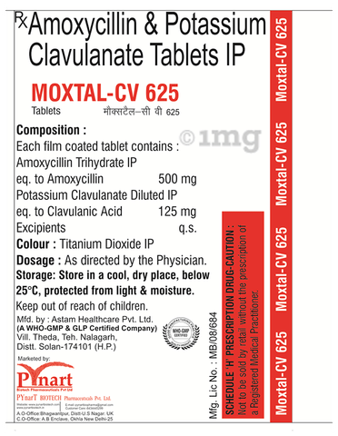 Moxtal-CV 625 Tablet image