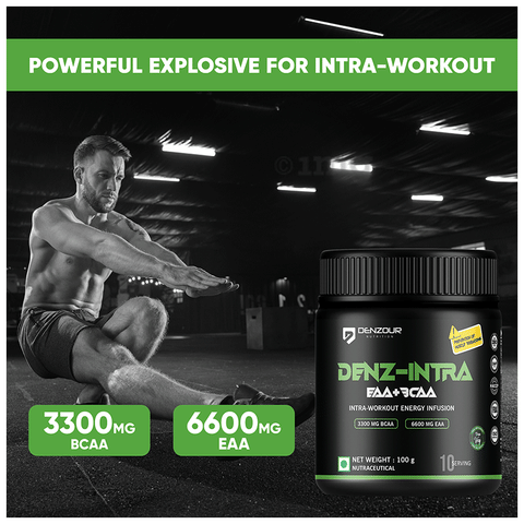 Denzour Nutrition Denz-Intra ECA BCAA Powder Watermelon with