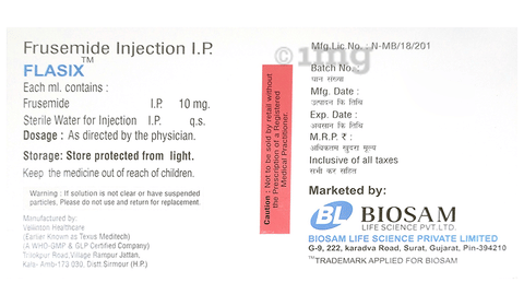 Flasix 4ML Injection image