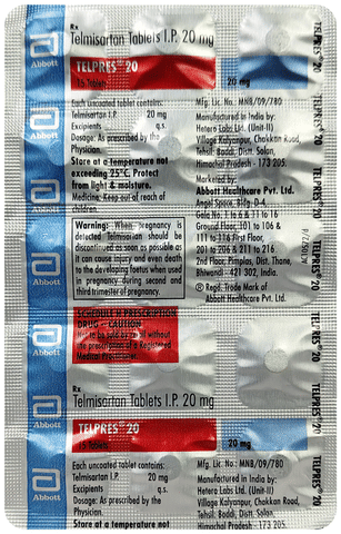 Telpres 20 Tablet image