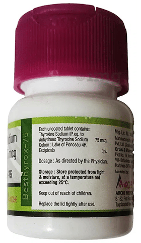 Besthyrox 75 Tablet image Besthyrox 75 Tablet image