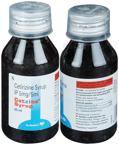 Cetzine Syrup View Uses Side Effects