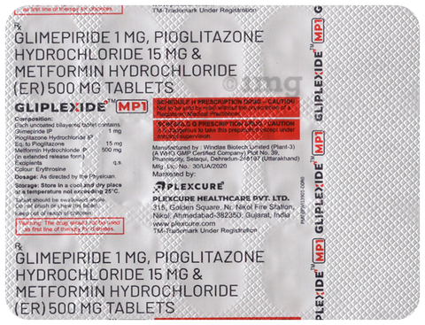 Gliplexide MP1 Tablet ER image