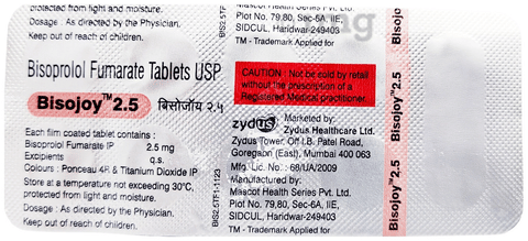 Bisojoy 2.5mg Tablet image