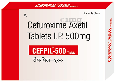 Cefpil 500mg Tablet image