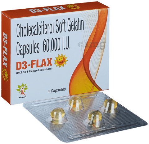 D3 Flax 60K Capsule
