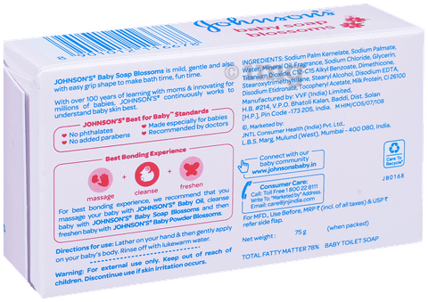 Johnson baby blossom soap sales