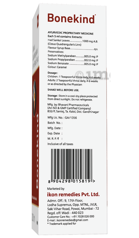 Bonekind Syrup (200ml Each) image
