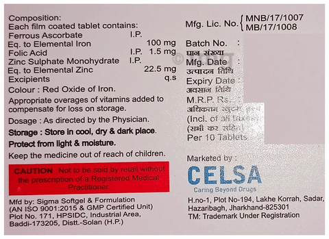 Fairfolate-XT Tablet image