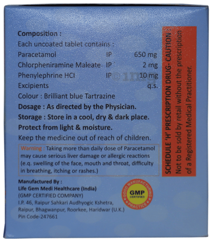 Bumagard-Cold Tablet image