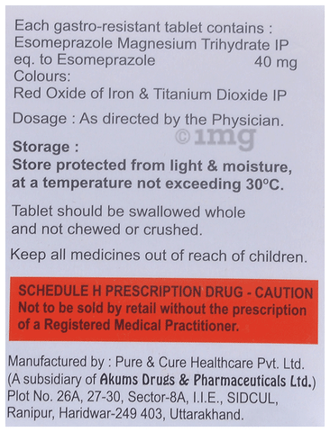 Esorella 40mg Tablet image