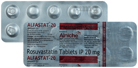 Alfastat 20 Tablet image Alfastat 20 Tablet image