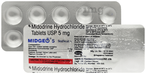 Midgeo 5mg Tablet image