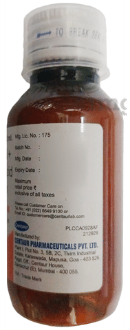 Centamol Plus Suspension Mango Orange image