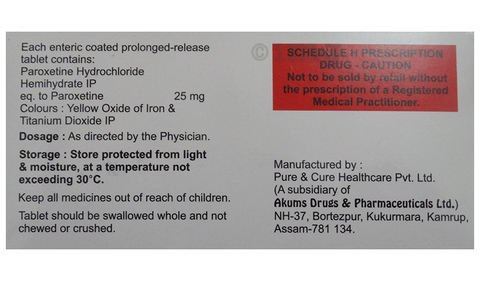 Parolay-CR 25 Tablet image Parolay-CR 25 Tablet image