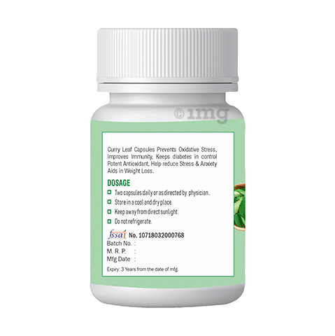 Pharmtech Curry Leaf Capsule image Pharmtech Curry Leaf Capsule image