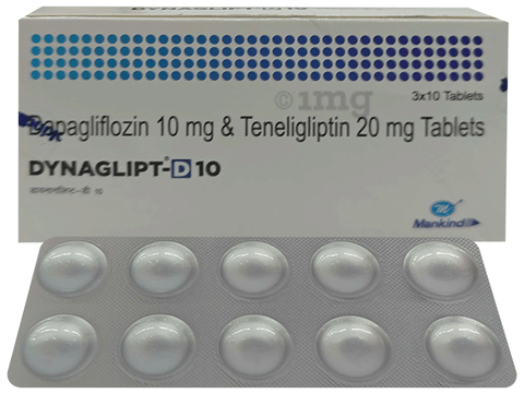 Dynaglipt D 10mg/20mg Tablet image