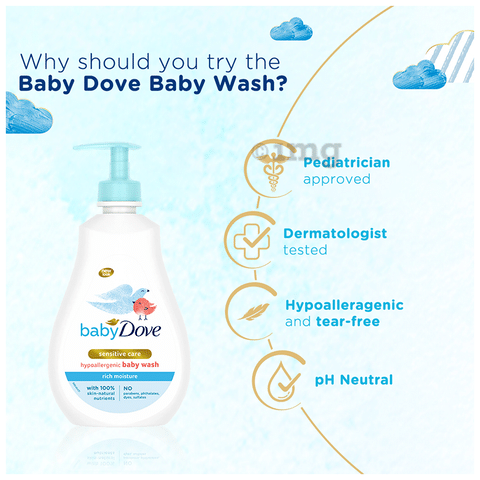Baby Dove Rich Moisture Baby Wash No Paraben Sulphates