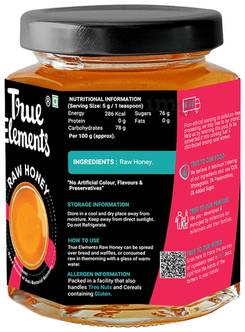 True Elements Honey Raw for Weight Management Raw image