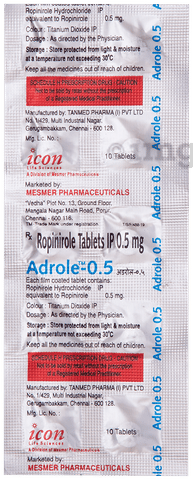 Adrole 0.5mg Tablet image