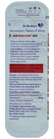 ATOcor 80 Tablet image