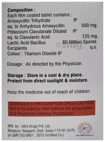 Amoxyript CV 625 LB Tablet image