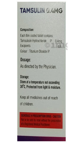 Tamsulin 0.4 Tablet image Tamsulin 0.4 Tablet image