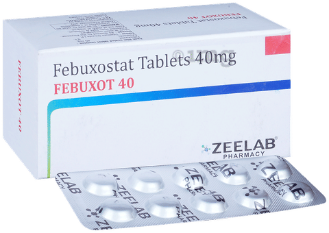 Febuxot 40mg Tablet image Febuxot 40mg Tablet image